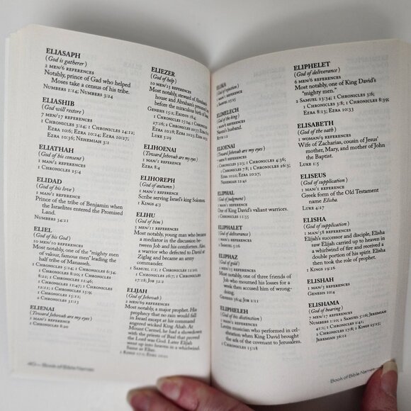 The Book of Bible Names: Fast Facts All 2,026 People Named in Scripture NEW - Picture 3 of 5